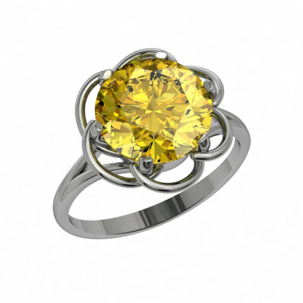 Кольцо из Серебра 925 Приволжский ювелир арт. 231741-CT20, Родирование.