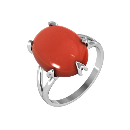 Кольцо из Серебра 925 Приволжский ювелир арт. 241665-SR, Родирование.