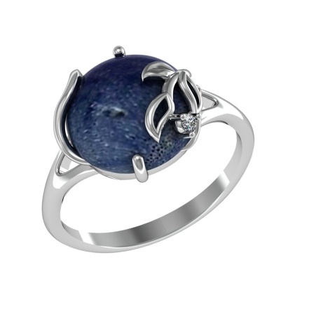 Кольцо из Серебра 925 Приволжский ювелир арт. 241993-FA11KR15, Родирование.
