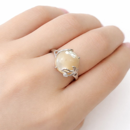 Кольцо из Серебра 925 Приволжский ювелир арт. 241993-FA11PM06, Родирование.