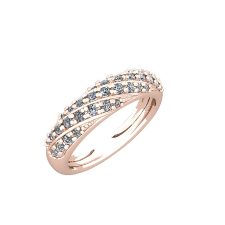 Кольцо из Серебра 925 Приволжский ювелир арт. 242717-FA11, Золочение в два слоя.