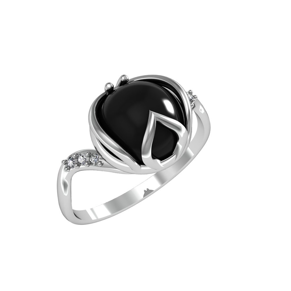 Кольцо из Серебра 925 Приволжский ювелир арт. 243988-AG73FA11, Оксид.