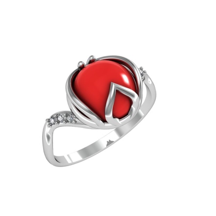 Кольцо из Серебра 925 Приволжский ювелир арт. 243988-FA11KR26, Оксид.