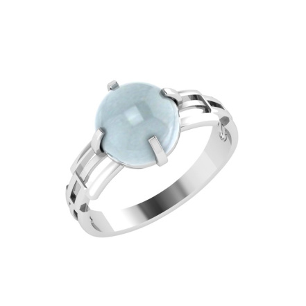 Кольцо из Серебра 925 Приволжский ювелир арт. 251070-AQ, Родирование.