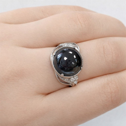 Кольцо из Серебра 925 Приволжский ювелир арт. 251088-FA11GM, Родирование.