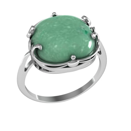 Кольцо из Серебра 925 Приволжский ювелир арт. 251208-NF22, Родирование.