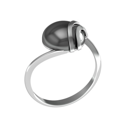 Кольцо из Серебра 925 Приволжский ювелир арт. 251234-GM, Родирование.