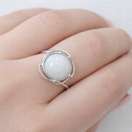 Кольцо из Серебра 925 Приволжский ювелир арт. 251268-NF07, Родирование.