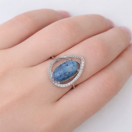 Кольцо из Серебра 925 Приволжский ювелир арт. 251453-FA11KR15, Родирование.