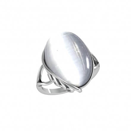 Кольцо из Серебра 925 Приволжский ювелир арт. 251457-KG54, Родирование.