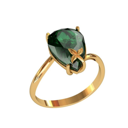 Кольцо из Серебра 925 Приволжский ювелир арт. 252185-FA22, Золочение в два слоя.