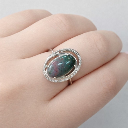 Кольцо из Серебра 925 Приволжский ювелир арт. 261014-BAFA11, Родирование.