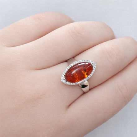 Кольцо из Серебра 925 Приволжский ювелир арт. 261027-FA11YN, Родирование.