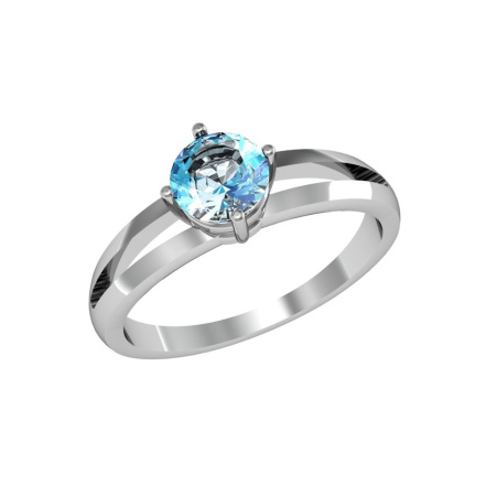 Кольцо из Серебра 925 Приволжский ювелир арт. 261061-TP15, Родирование.