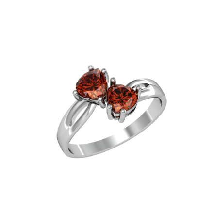 Кольцо из Серебра 925 Приволжский ювелир арт. 261146-GR26, Родирование.