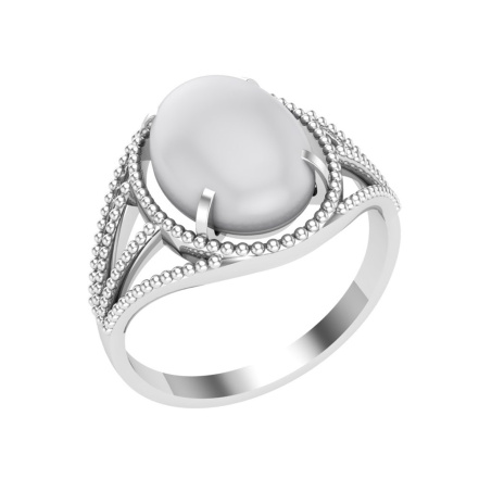 Кольцо из Серебра 925 Приволжский ювелир арт. 261227-NF07, Родирование.