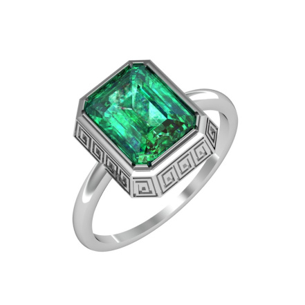 Кольцо из Серебра 925 Приволжский ювелир арт. 261306-FA22, Родирование.