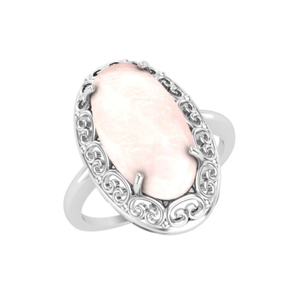 Кольцо из Серебра 925 Приволжский ювелир арт. 261323-RQ, Родирование.