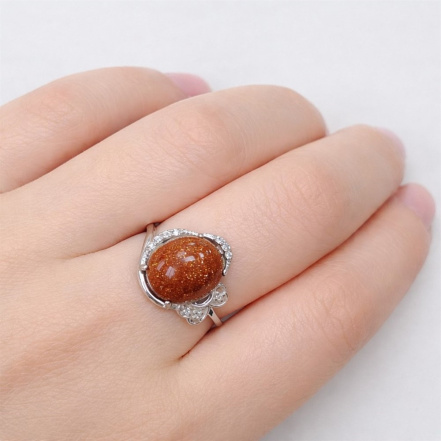 Кольцо из Серебра 925 Приволжский ювелир арт. 261325-AV25FA11, Родирование.