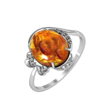 Кольцо из Серебра 925 Приволжский ювелир арт. 261325-FA11YN, Родирование.