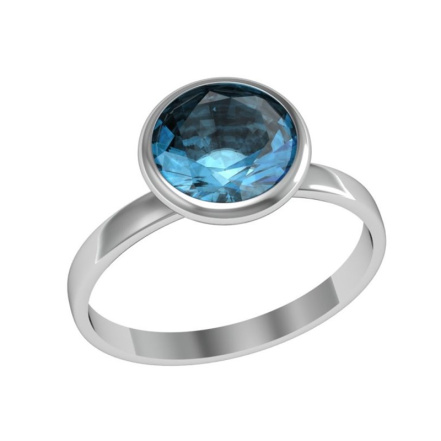 Кольцо из Серебра 925 Приволжский ювелир арт. 261383-FA01, Родирование.