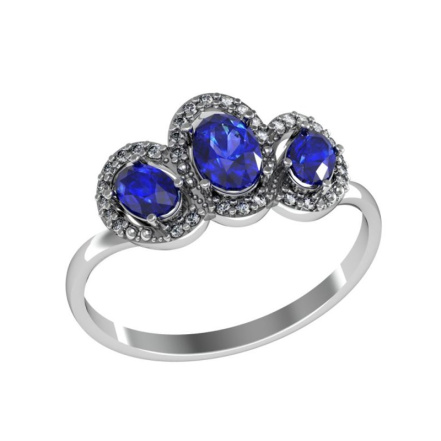 Кольцо из Серебра 925 Приволжский ювелир арт. 261569-FA11FA59, Родирование.