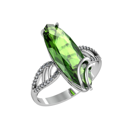 Кольцо из Серебра 925 Приволжский ювелир арт. 261678-FA11KV66, Родирование.