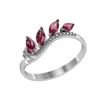 Кольцо из Серебра 925 Приволжский ювелир арт. 261918-FA11FA66, Родирование.