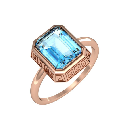 Кольцо из Серебра 925 Приволжский ювелир арт. 262306-FA15, Золочение в два слоя.