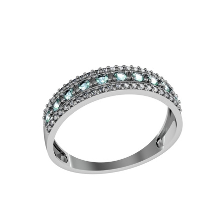 Кольцо из Серебра 925 Приволжский ювелир арт. 271065-FA11FA77, Родирование.