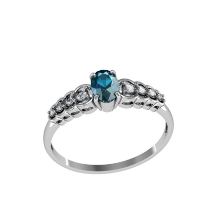 Кольцо из Серебра 925 Приволжский ювелир арт. 271182-FA11FA77, Родирование.