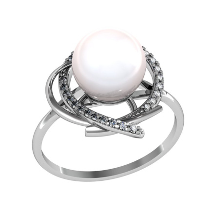 Кольцо из Серебра 925 Приволжский ювелир арт. 271544-FA11ZM07, Родирование.