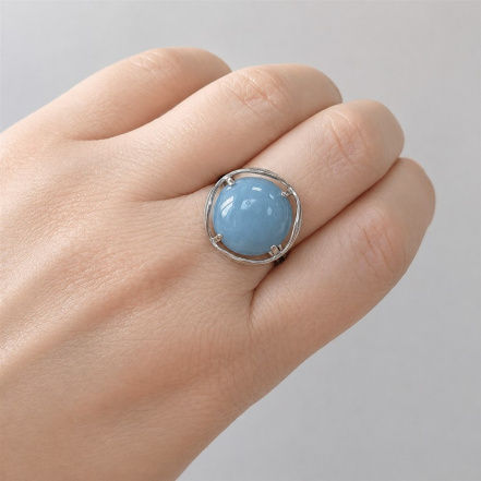 Кольцо из Серебра 925 Приволжский ювелир арт. 271551-AN, Родирование.