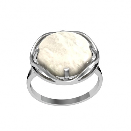 Кольцо из Серебра 925 Приволжский ювелир арт. 271551-LN, Родирование.