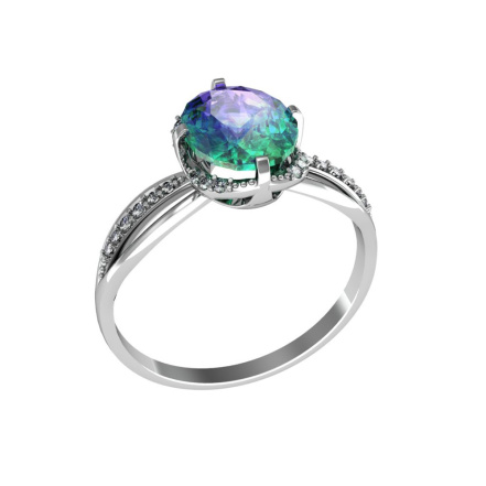 Кольцо из Серебра 925 Приволжский ювелир арт. 271857-FA11FA36, Родирование.