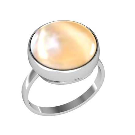 Кольцо из Серебра 925 Приволжский ювелир арт. 271880-PM06, Родирование.