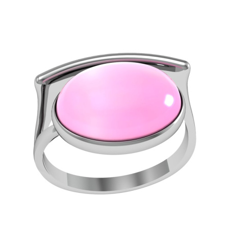 Кольцо из Серебра 925 Приволжский ювелир арт. 281631-KR46, Родирование.