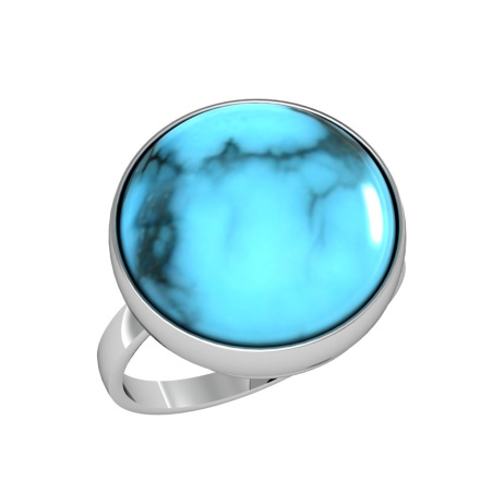 Кольцо из Серебра 925 Приволжский ювелир арт. 281655-BZ, Родирование.