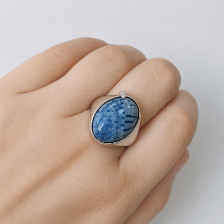 Кольцо из Серебра 925 Приволжский ювелир арт. 291311-FA11KR15, Родирование.