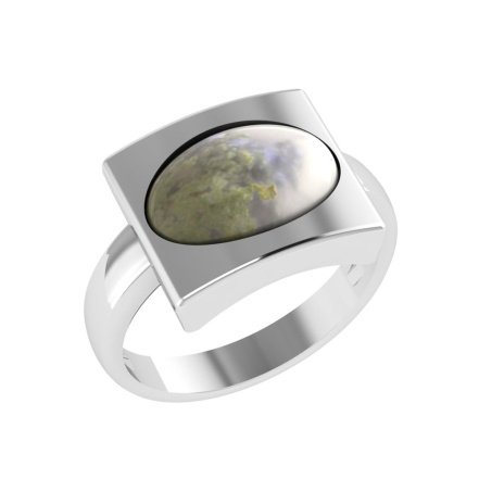 Кольцо из Серебра 925 Приволжский ювелир арт. 291785-AG37, Родирование.