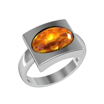 Кольцо из Серебра 925 Приволжский ювелир арт. 291785-YN, Родирование.