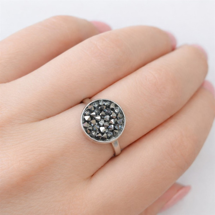 Кольцо из Серебра 925 Приволжский ювелир арт. 291854-KT54, Родирование.