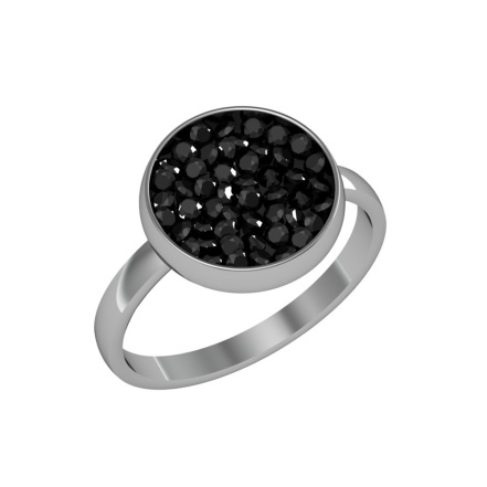 Кольцо из Серебра 925 Приволжский ювелир арт. 291854-KT88, Родирование.