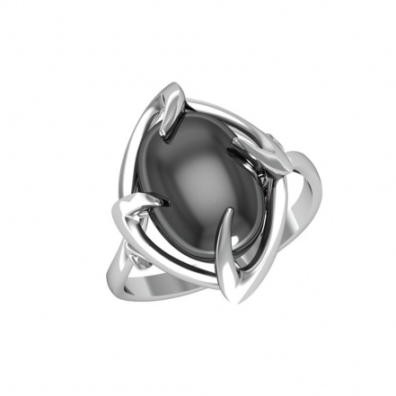 Кольцо из Серебра 925 Приволжский ювелир арт. 291903-GM, Родирование.
