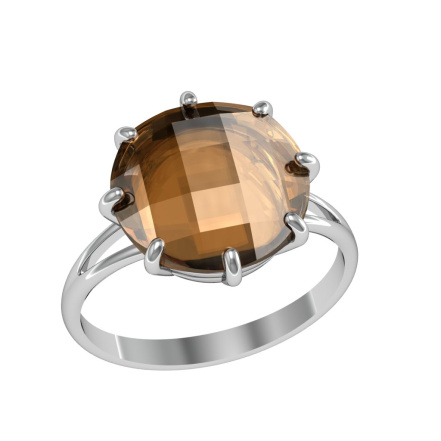 Кольцо из Серебра 925 Приволжский ювелир арт. 291907-FA14, Родирование.