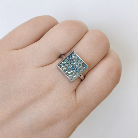 Кольцо из Серебра 925 Приволжский ювелир арт. 291942-KT, Родирование.