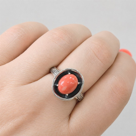 Кольцо из Серебра 925 Приволжский ювелир арт. 293639-KR42, Оксид.