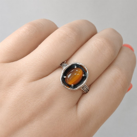 Кольцо из Серебра 925 Приволжский ювелир арт. 293639-TG, Оксид.