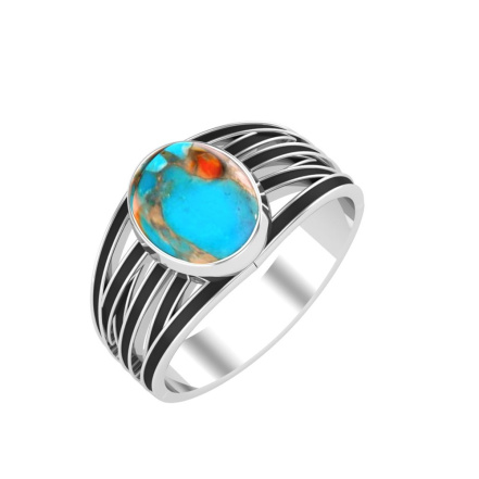 Кольцо из Серебра 925 Приволжский ювелир арт. 293644-UB, Оксид.