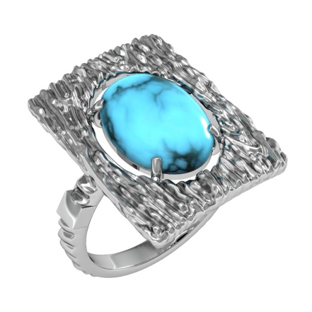 Кольцо из Серебра 925 Приволжский ювелир арт. 293704-BM, Оксид.